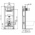 Рамная инсталляция Ideal STANDARD ProSys WC frame 120 M R020467 - фото 1