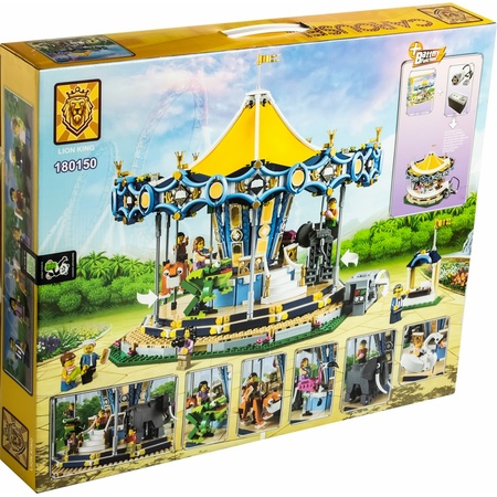Lion king конструктор. Конструктор Lion King 180150 Карусель. LEGO 10257 creator Карусель. Лего creator 10257. Электромеханический конструктор LEGO creator 10257 Карусель.