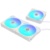 Lian Li UNI Fan AL120 V2 3-pack White - фото 1