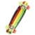 Лонгборд Sunset Skateboard Rasta Grip Complete 27 - фото 1