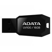 ADATA Флешка ADATA 16GB UV100 USB Flash Drive (Black) (AUV100-16G-RBK) 571217 фото