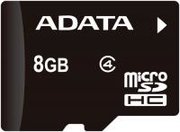 ADATA карта памяти microsdhc class 4 8gb ausdh8gcl4-r 580744 фото