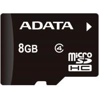 ADATA карта памяти microsdhc class 4 8gb ausdh8gcl4-r 580744