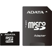 ADATA MicroSDHC (Class 4) 16GB with adapter фото