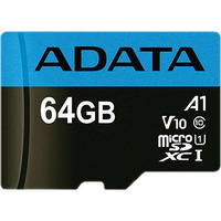 ADATA Premier microSDXC UHS-I Class10 V10 A1 64GB