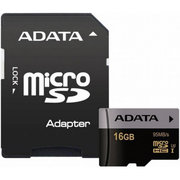 ADATA Premier Pro microSDHC UHS-I U3 16GB with adapter фото