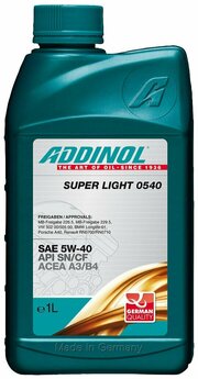 ADDINOL Super Light 0540 SAE 5W-40 фото