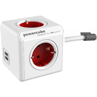 Allocacoc PowerCube Extended USB 1402RD/DEEUPC