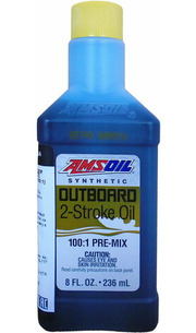 AMSoil Outboard Synthetic 100:1 Pre-Mix 2-Stroke Oil 0.25L фото