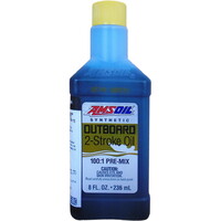 Amsoil Outboard Synthetic 100:1 Pre-Mix 2-Stroke Oil 0.25L