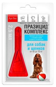 Api-San Празицид-комплекс для собак и щенков 10–20 кг фото