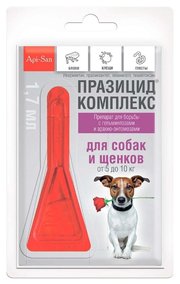 Api-San Празицид-комплекс для собак и щенков 5–10 кг фото