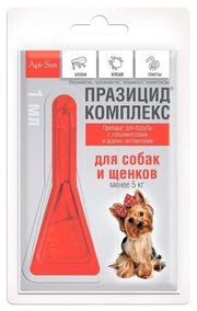 Api-San Празицид-комплекс для собак и щенков до 5 кг фото