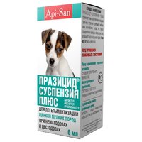 Api-San Празицид-суспензия Плюс для щенков мелких пород 6 мл