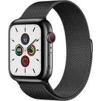 Apple Watch Series 5 44mm Stainless Steel Case with Milanese Loop