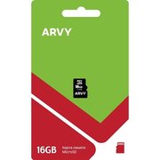 Arvy MicroSDHC 4 Сlass S 16GB фото