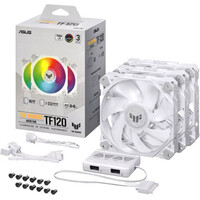 Asus TUF Gaming TF120 ARGB Triple Fan Kit White Edition