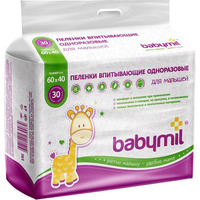 Babymil пелёнки 60х40 (30)