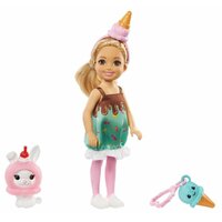 Barbie Челси с питомцем Мороженое, 14 см, GHV72