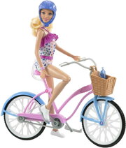 Barbie Doll and Bike Playset HBY28 фото