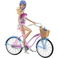 Barbie Doll and Bike Playset HBY28