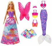 Barbie Дримтопия 3 в 1 кукла+аксессуары, GJK40 фото