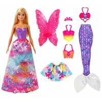 Barbie Дримтопия 3 в 1 кукла+аксессуары, GJK40