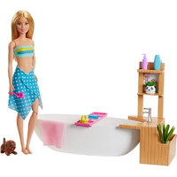 Barbie Fizzy Bath Doll and Playset GJN32