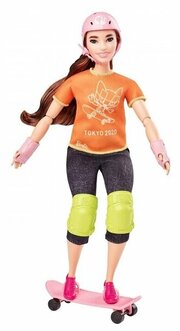 Barbie Олимпийская спортсменка Скейтбординг, 30 см, GJL78 фото