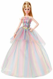 Barbie Пожелания ко Дню рождения коллекционная, GHT42 фото