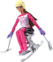 Barbie Winter Sports Para Alpine Skier Brunette HCN33 фото