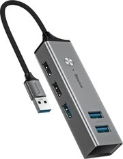 BASEUS USB-A to 3xUSB 3.0 and 2xUSB 2.0 фото