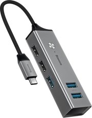 BASEUS USB-C to 3xUSB 3.0 and 2xUSB 2.0 фото