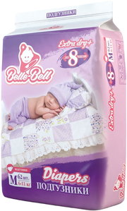 Belle-Bell Extra Dry Plus Diapers M / 62 pcs фото