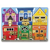 Melissa & doug Бизиборд Первые навыки Доска с задвижками