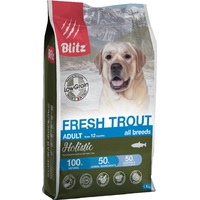 Blitz Adult All Breeds Holistic Fresh Trout