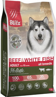 Blitz Adult All Breeds Holistic фото