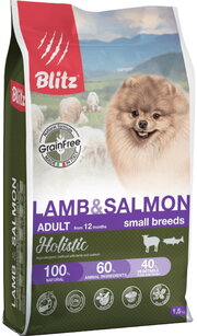 Blitz Adult Small Holistic Lamb/Salmon фото