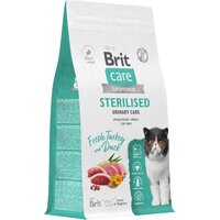 Brit Care Cat Sterilised Urinary Care , профилактика МКБ, с индейкой и уткой