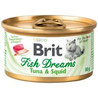 Brit Fish Dreams, с тунцом, с кальмаром (кусочки в соусе)