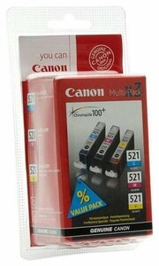 Canon CLI-521 C/M/Y Multipack (2934B010/2934B007) фото