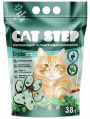 Cat Step Crystal Fresh Mint 3,8 л фото