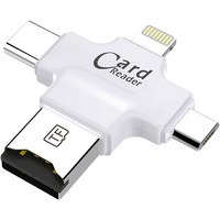 Coteetci 4 in 1 Card Reader