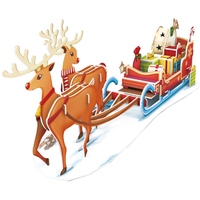 Cubicfun Christmas Sleigh P681h