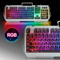 Defender Renegade GK-640DL RU RGB Silver USB