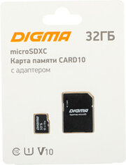 Digma MicroSDXC Class 10 Card10 DGFCA032A01 фото