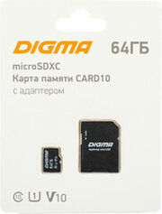 Digma MicroSDXC Class 10 Card10 DGFCA064A01 фото