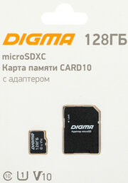 Digma MicroSDXC Class 10 Card10 DGFCA128A01 фото