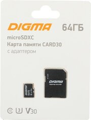 Digma MicroSDXC Class 10 Card30 DGFCA064A03 фото