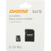 Digma MicroSDXC Class 10 Card30 DGFCA064A03